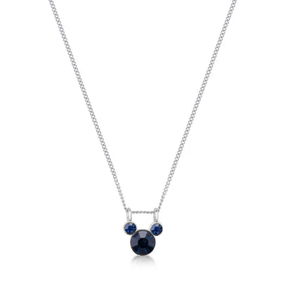 Mickey Mouse Birthstone Necklace December