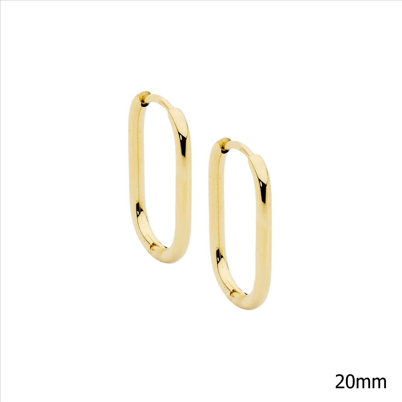 20mm Oval Hoop Earrings