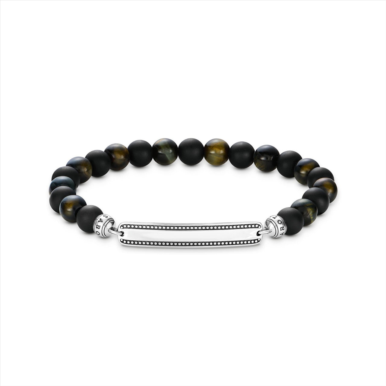 Rebel Obsidian Blue Tigers Eye Bracelet