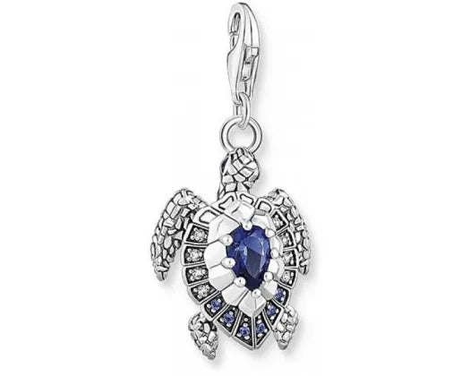 Charmista Club Charm Blue Spinel Turtle