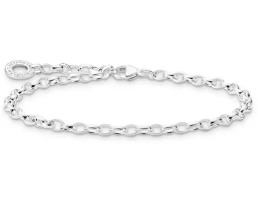 Thomas Sabo Silver Belcher Charm Bracelet 18cm