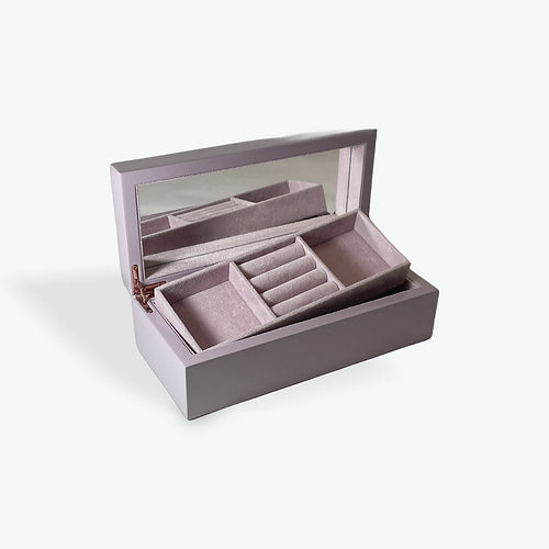 Wooden Jewellery Box Lilac
