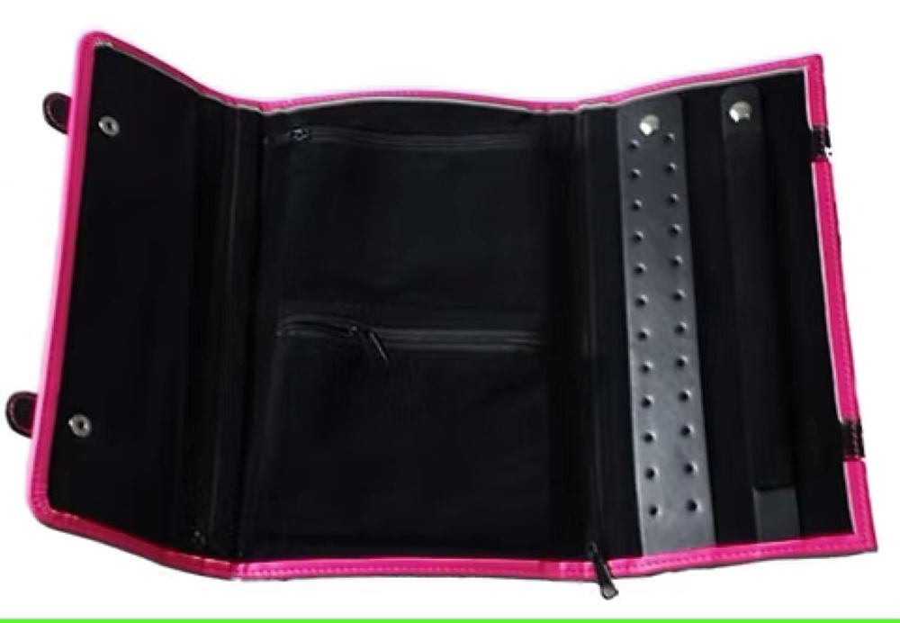 Poppy Jewellery Travel Wallet Fushia