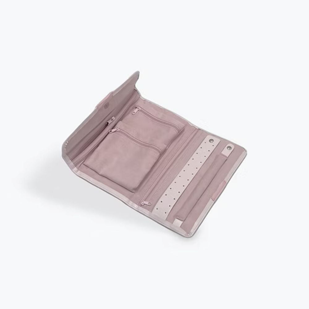 Rose Jewellery Travel Wallet Pink with Tassells