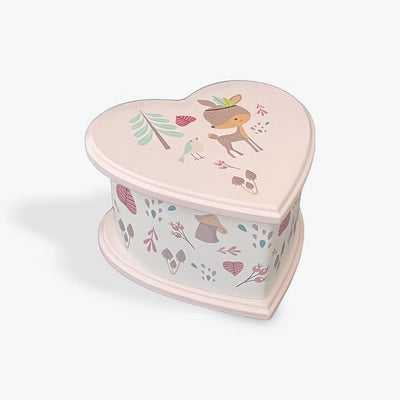 Musical Heart Jewellery Box