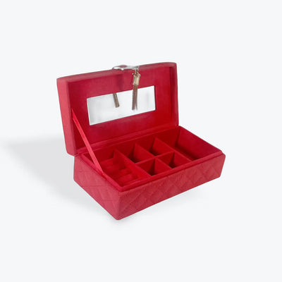 Coral Red Jewellery Box