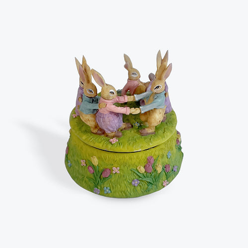 Musical Rabbit Trinket Ornament