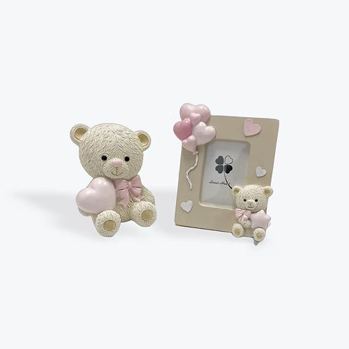 Money Box and Picture Frame Bear Set