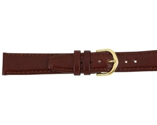 Watchband Brown Tan Royal Calf Leather Strap 16mm