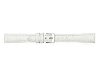 Watchband White Tingha Croc Leather Strap 14mm